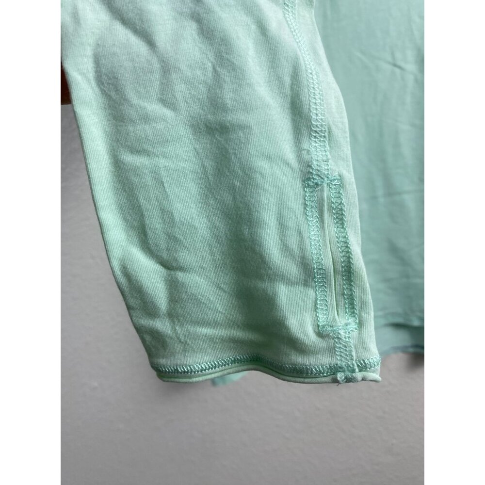 SOLDD💕Lululemon V-neck Long Sleeve jersey Top women size XL Light Green - Picture 11 of 15